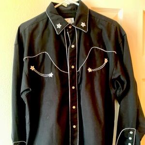 Cowboy Cadillac Western snap shirt